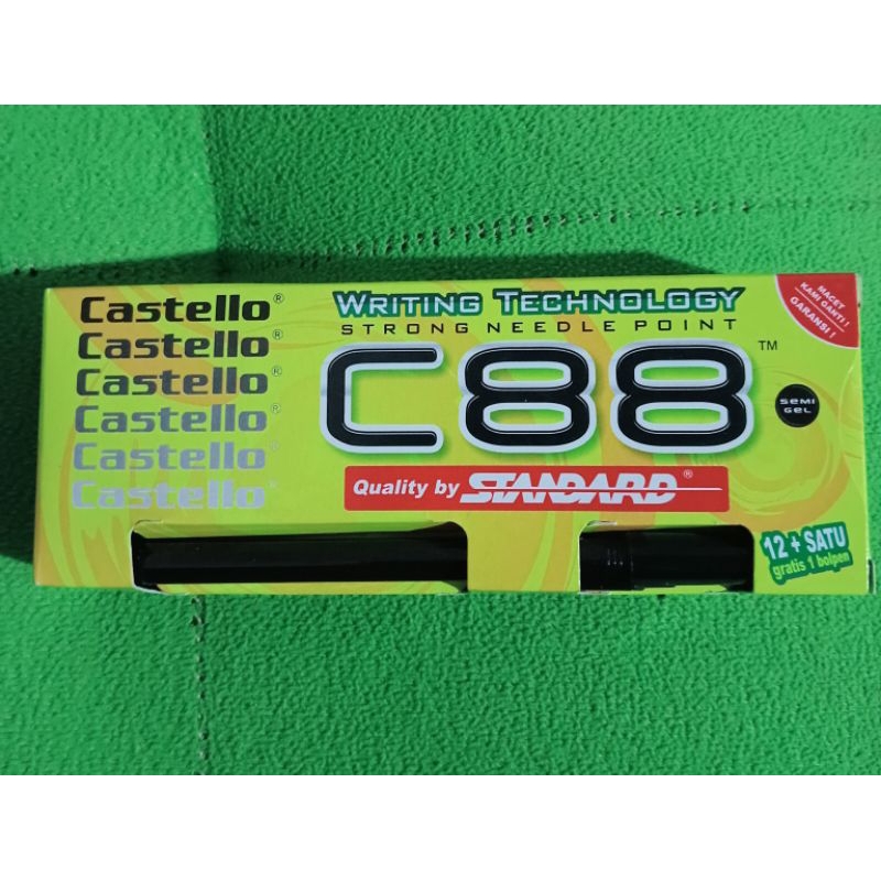 

pulpen standar Castello isi 13 pcs warna hitam