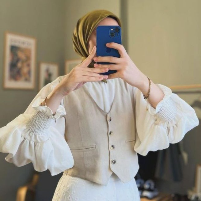 Termurah blazer vest korea import wanita kekan Bahan japan twill  rompi Blazer Formal Premium  vest 