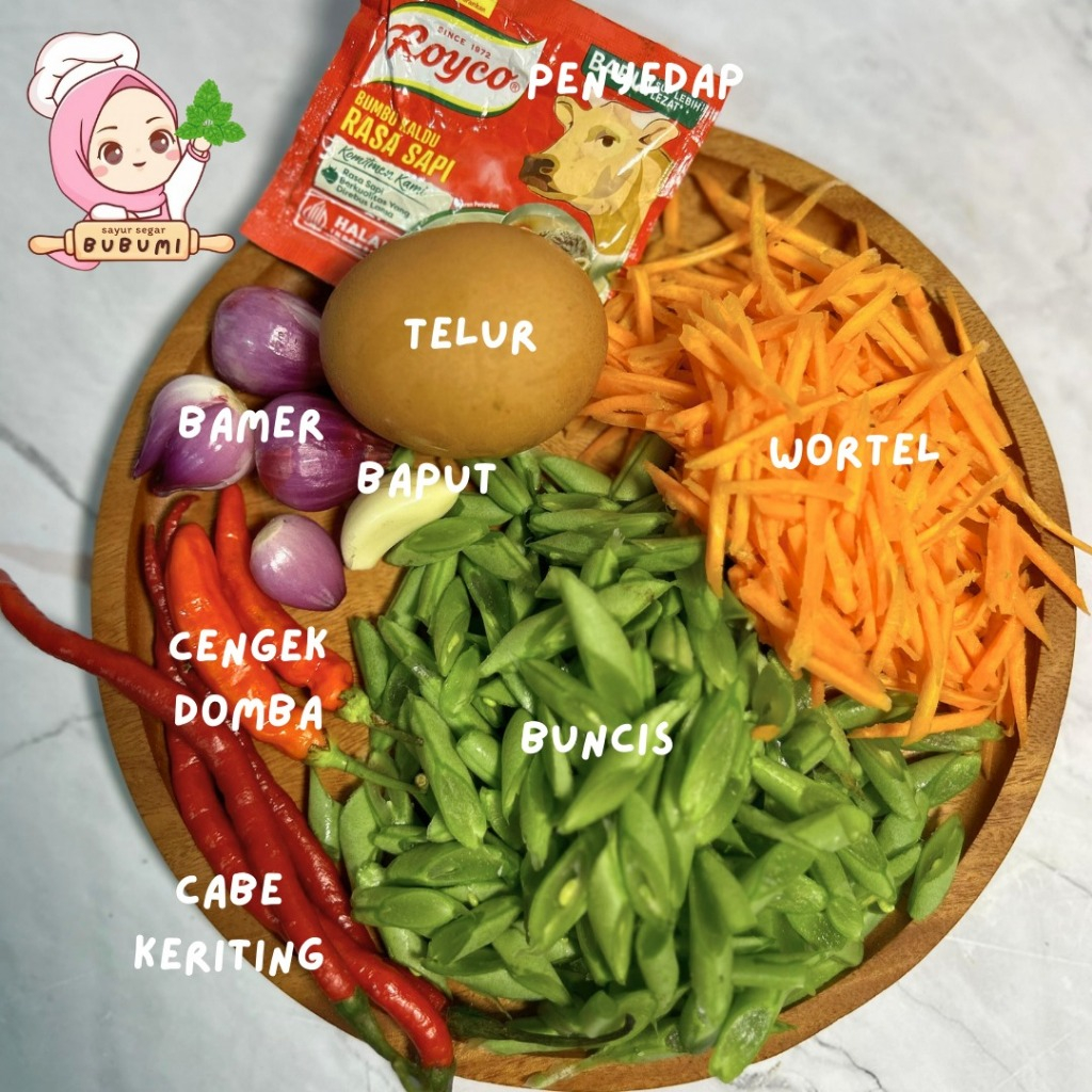 

Paket Sayur Tumis Buncis Wortel /Foodprep Sayur Siap Masak