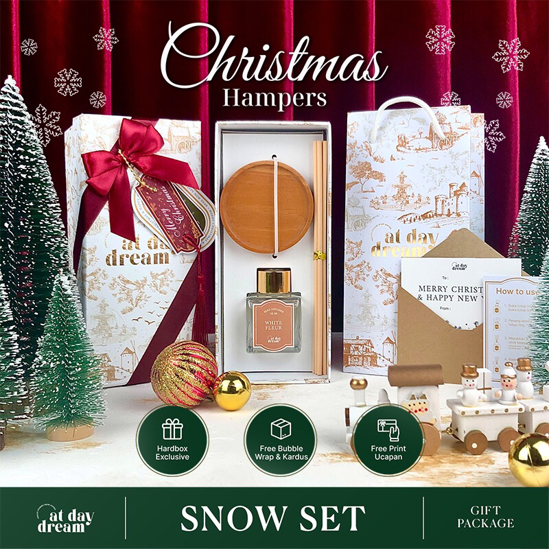 (Gift Set) SNOW SET Hardbox Reed Diffuser 55ml - at daydream