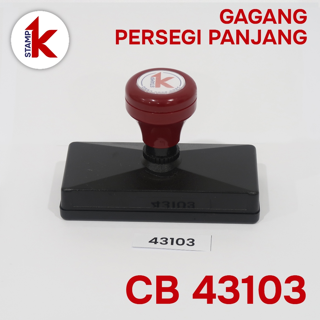 

Gagang Stempel Flash / Warna 43103 CB43103 CB 43103 Persegi Panjang 43103