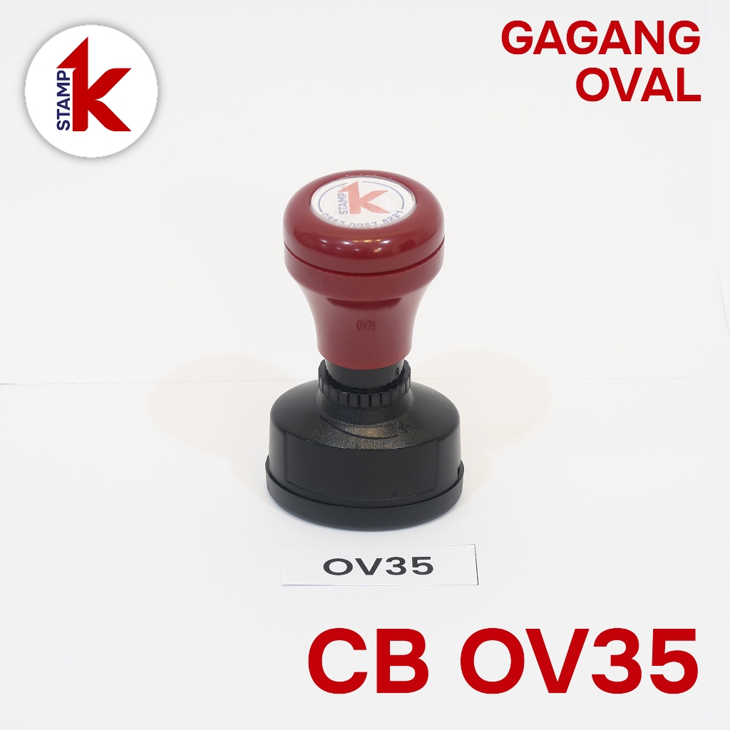 

Gagang Stempel Flash / Warna OV35 CBOV35 CB OV35 Oval OV35