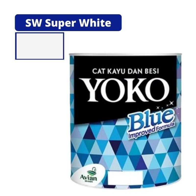 Cat kayu dan besi super white Yoko avian brands