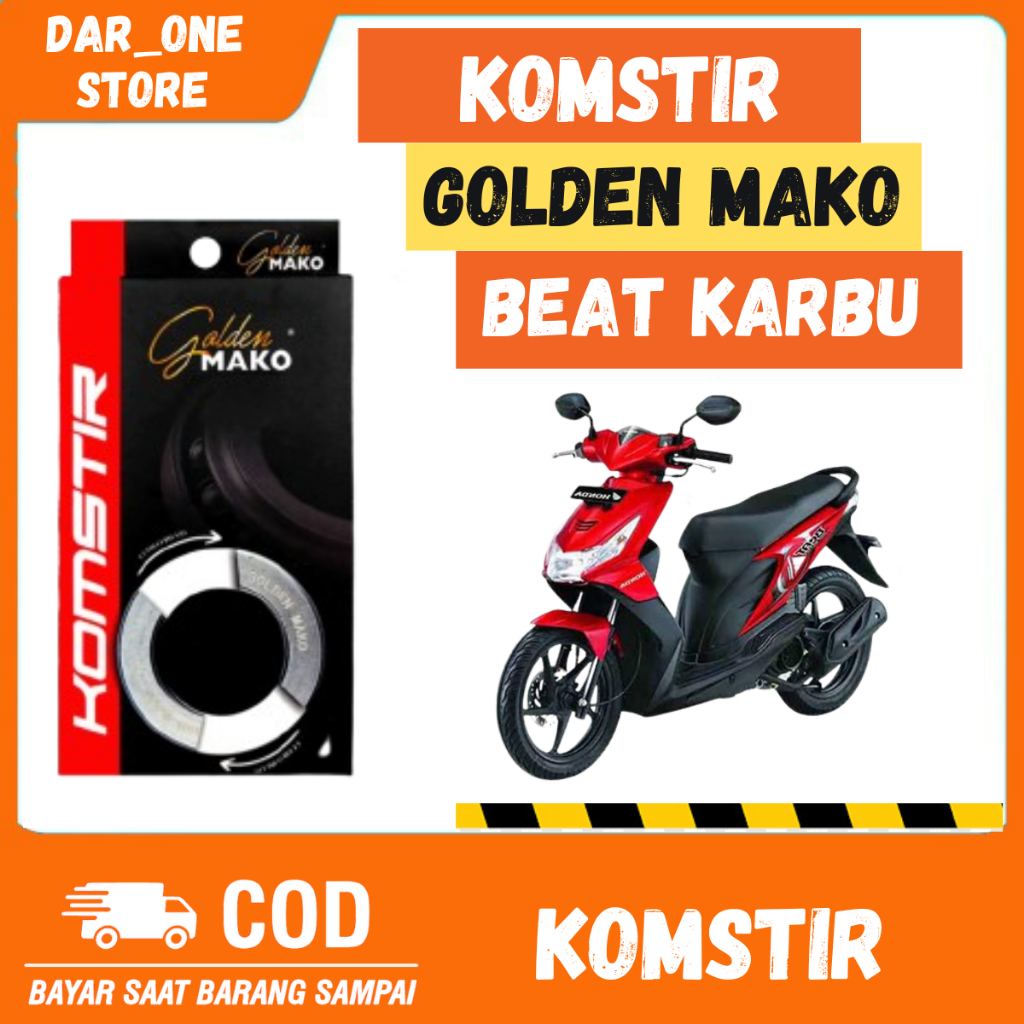 KOMSTIR GOLDEN MAKO HONDA BEAT KARBU ORIGINAL