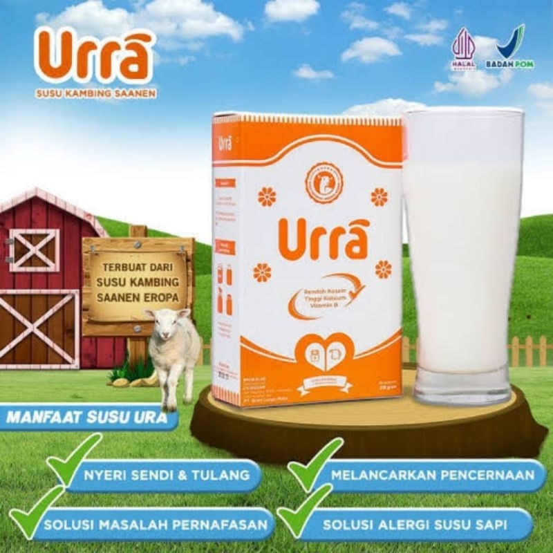 

(BPOM RESMI) Urra Susu Kambing Saneen Premium Penambah Berat Badan dan Tinggi Badan Anak