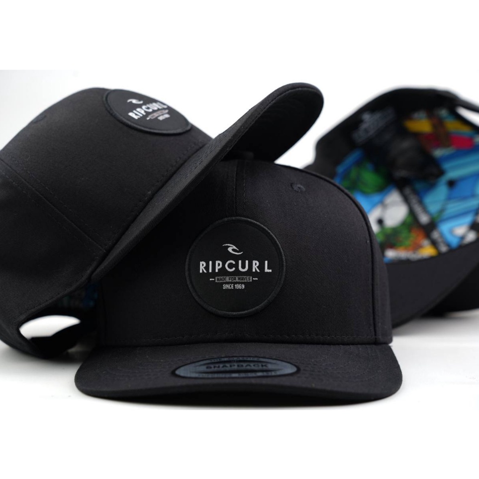 KODE Y18N Topi Snapback Original Import RIPCURL Baseball Cap Distro Unisex Pria Wanita Premium