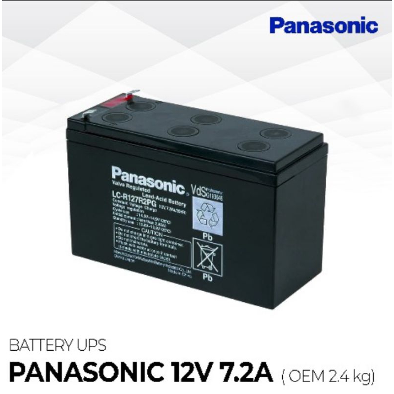 Panasonic Baterai UPS 12V 7.2Ah