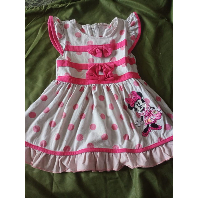 Dress anak cewek Mickey mouse (silahkan dislide) | Preloved