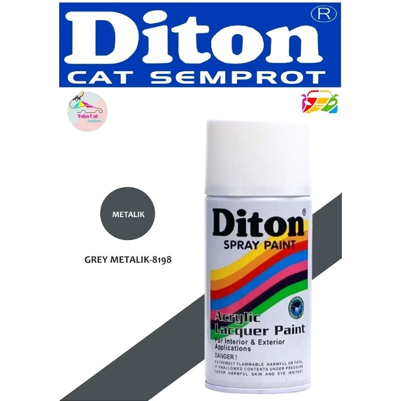 PILOX CAT SEMPROT DITON GREY METALIK-8198 300CC