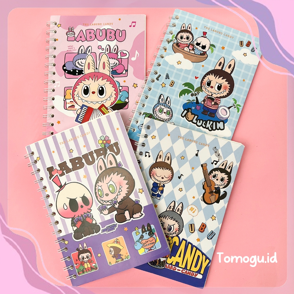 

Notebook Spiral SG-32532 Labubu A5 BK-1573 Diary Aesthetic Buku Jurnal Buku Catatan Buku Note
