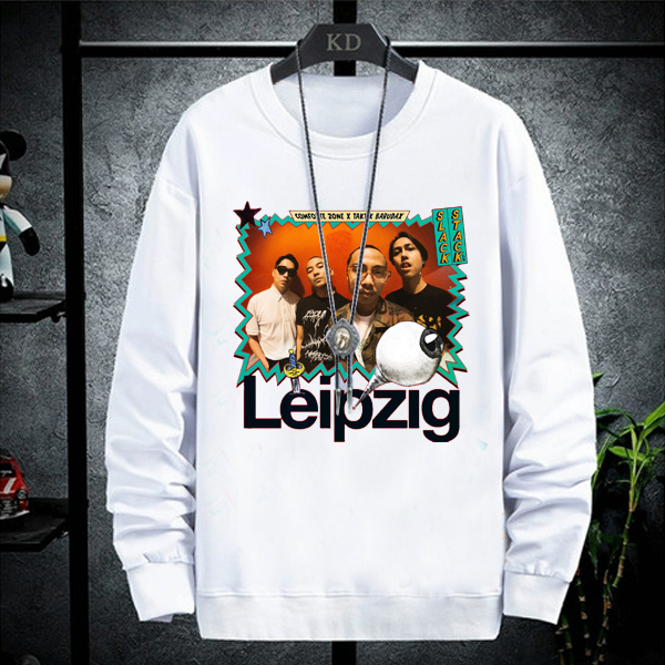LANGSUNG ORDER AJA | READY STOCK | Sweater Leipzig Band Casual Fashion Crewneck Bahan Cotton Fleece