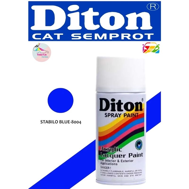 PILOX CAT SEMPROT DITON STABILO BLUE-8004 300CC