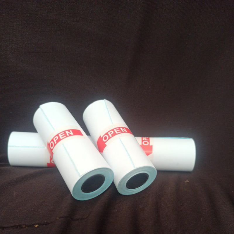 

kertas label sticker / stiker label 80mm x 3m