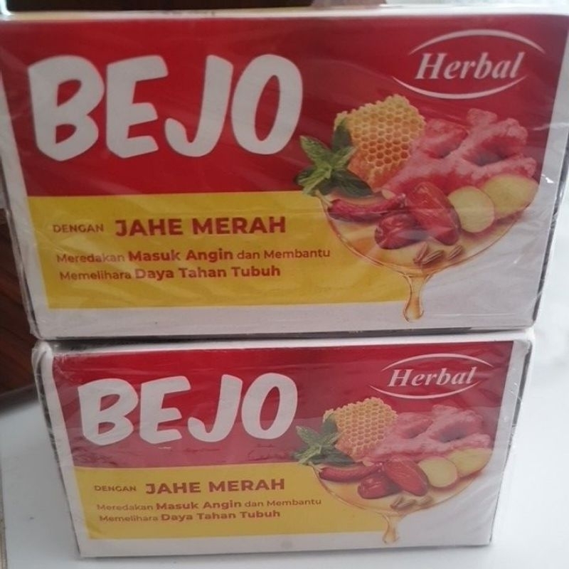 

Bejo herbal dengan jahe merah Kemasan Baru, harga Termurah Free 1 gelas selama persediaan masih ada