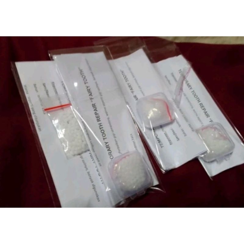 gel penambal gigi palsu gigi sementara penambal gigi