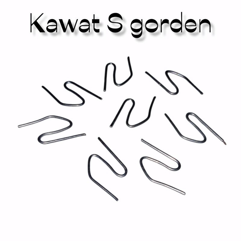 Kawat S Cantolan Gorden , Kawat Pengait Gorden