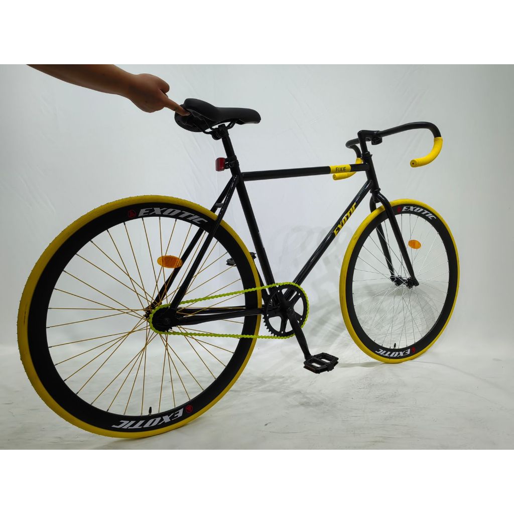 SEPEDA EXOTIC FIXIE 2708 GR 700 Cc SEPEDA BALAP REM TORPEDO TERMURAH BERGARANSI
