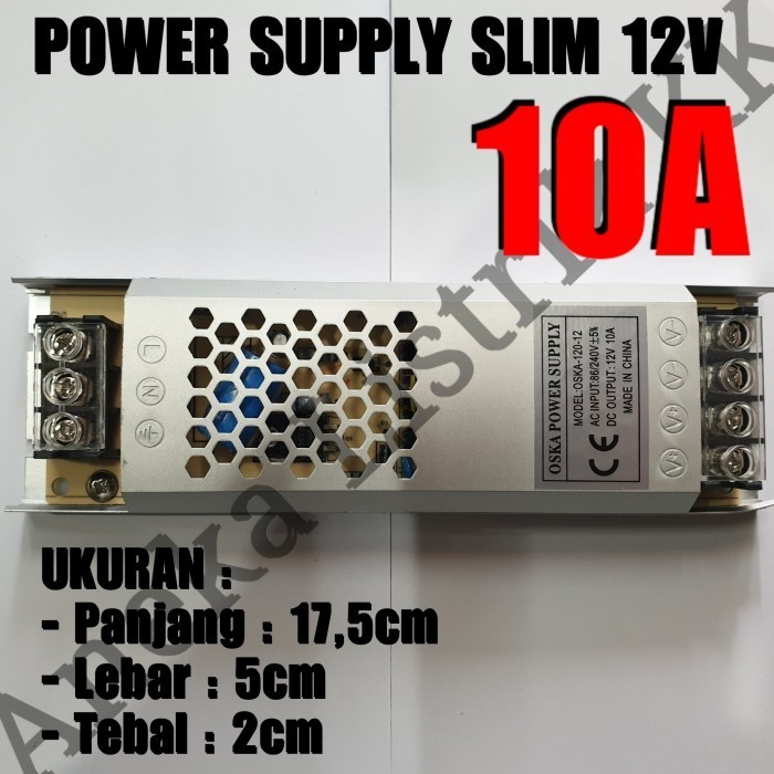 POWER SUPPLY 12V 15A JARING Trafo 15 A Adaptor 15 Amper LED STRIP CCTV