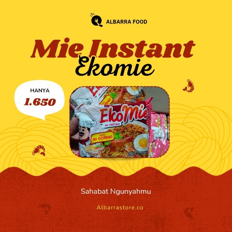 

Mie Instant Ekomie Goreng