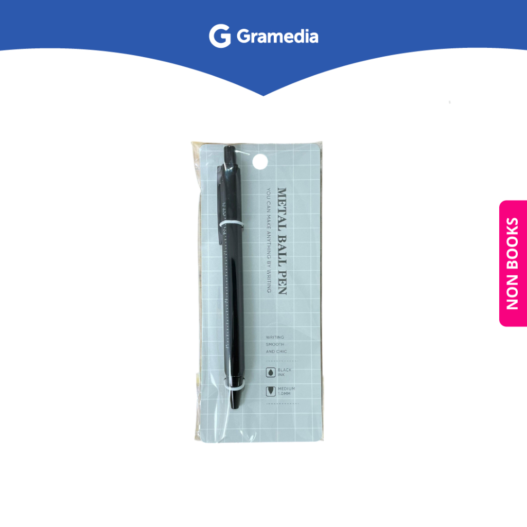 

Gramedia Depok - KAKO METAL HEXA PEN BLACK KKHX-BK