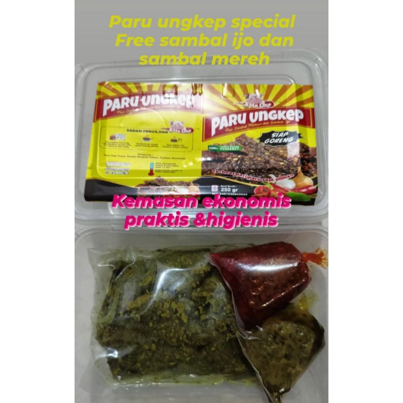 

Paru Ungkep 250 gram