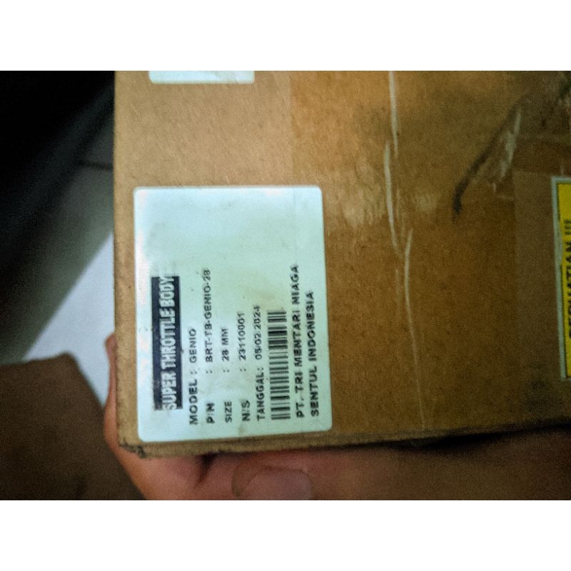 Tb brt beat deluxe/genio ukuran 28 kondisi bekas pemakaian 3 bulan