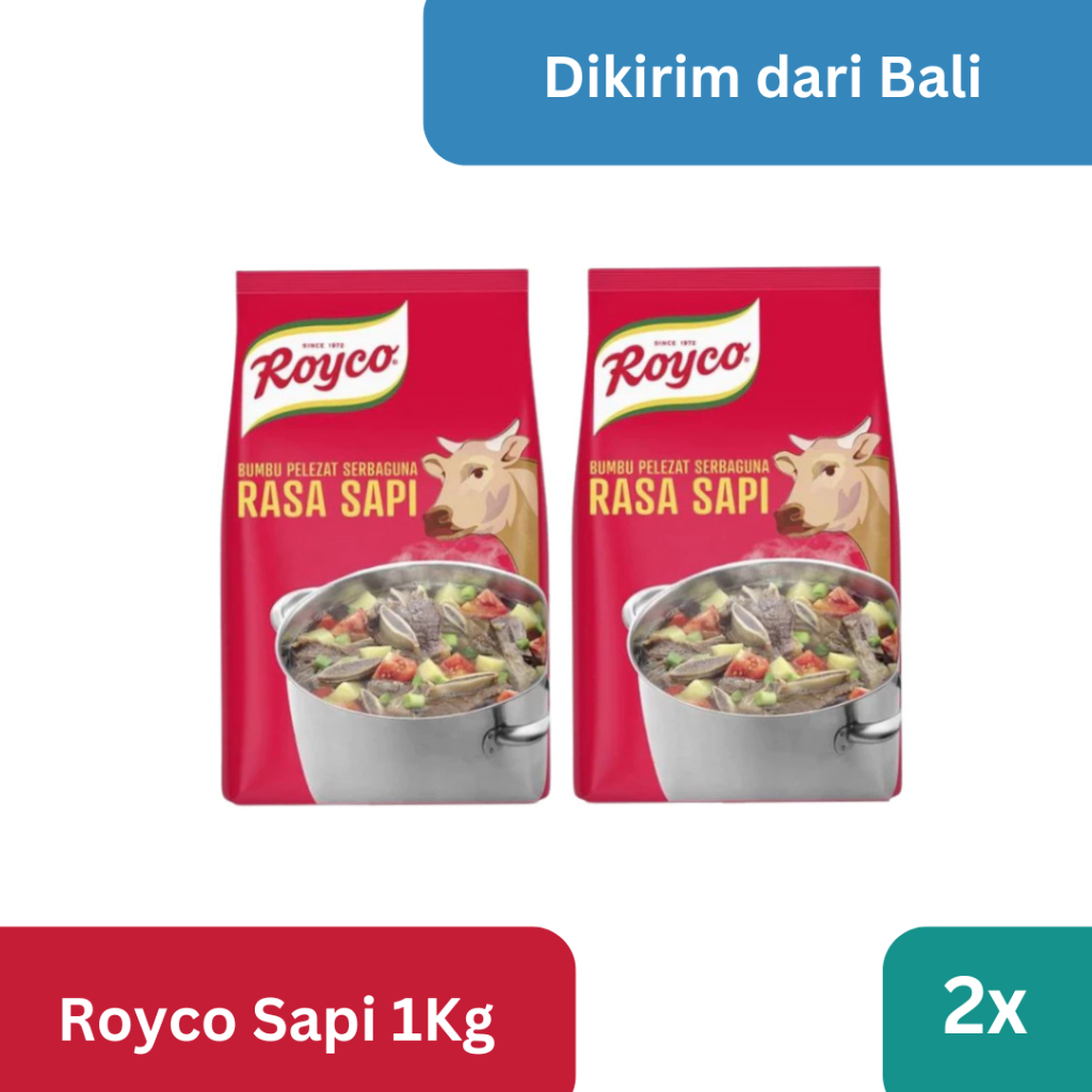 

Royco Bumbu Penyedap Rasa Sapi Pouch 1Kg Twinpack [Kirim dari Bali]