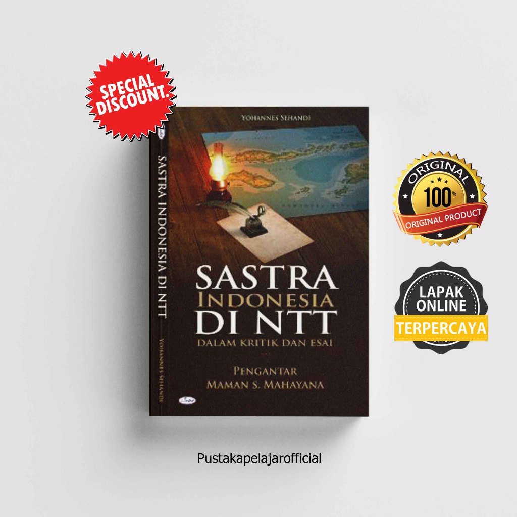 BUKU ORIGINAL Sastra Indonesia di NTT: Dalam Kritik dan Esai / yohannes Sehandi / OMBAK
