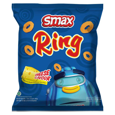 

SMax Ring Cheese Snack rasa Keju 40g