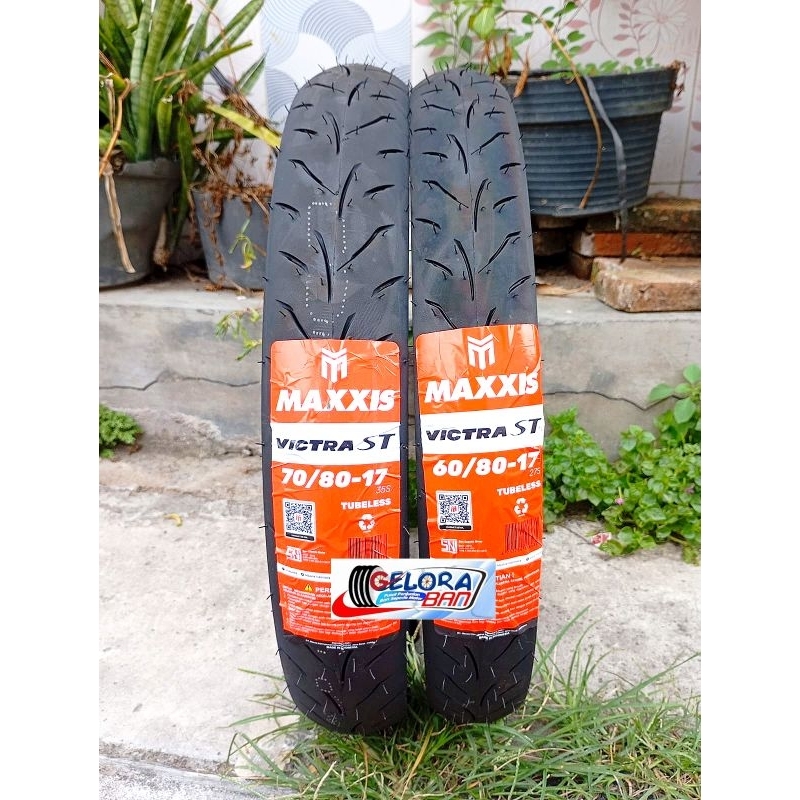 Ban Tubeles Maxxis Victra 60/80-17 Ban 70/80-17 Ban Montor Ring 17 ban tubles 70/80-17 ban tubles 60