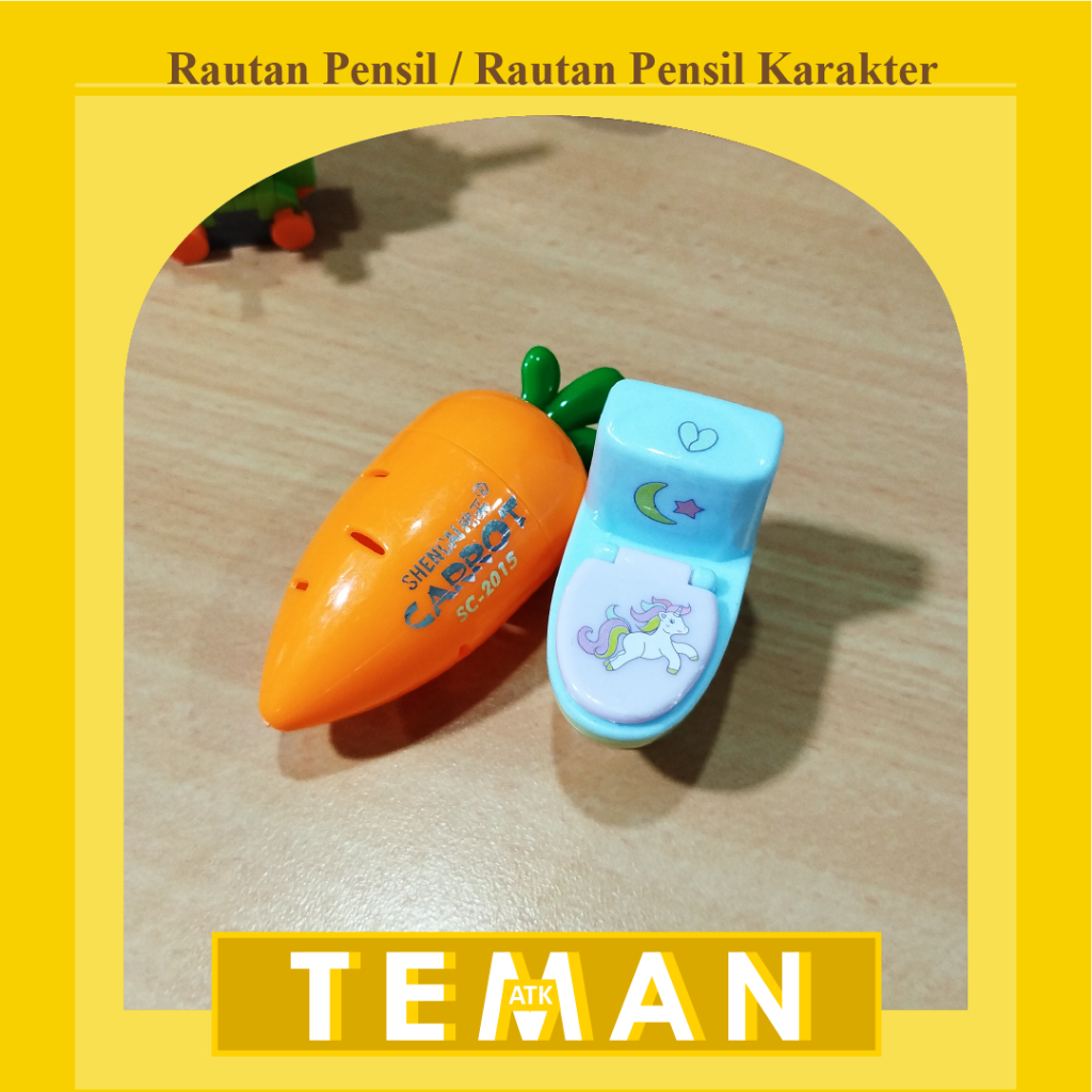 

Rautan Pensil / Serutan Pensil Karakter / Cute Pencil Sharpener