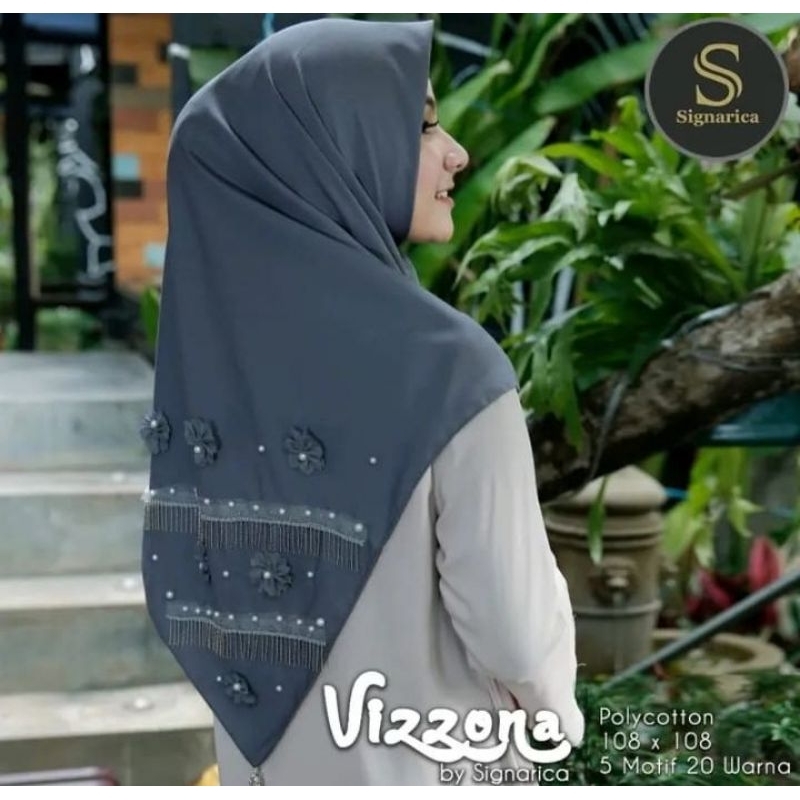 jilbab segi empat vizzona jilbab dewasa Payet kerudung mutiara