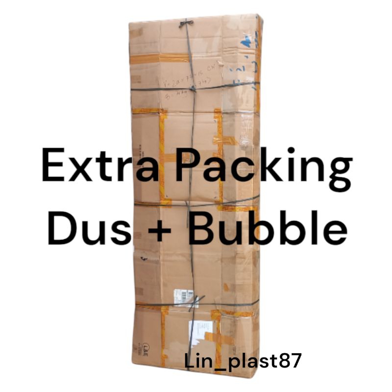 

Tambahan ekstra packing Dus - Bubble Wrap untuk Daun Pintu