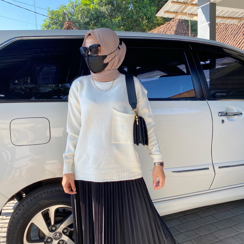 Rania Sweater Rajut import by Malissa