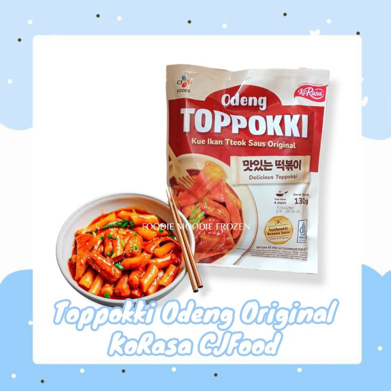 

Toppokki Odeng Original KoRasa CJFood 130gr