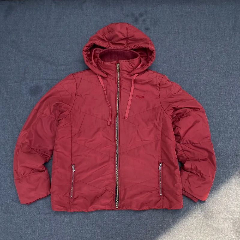 Jaket Puffer Outdoor Fila Bekas