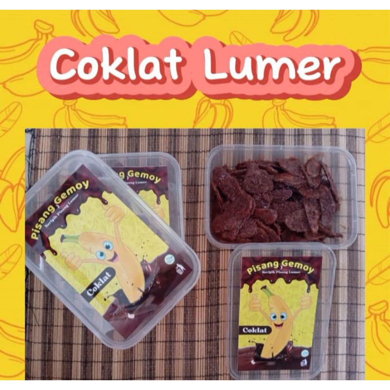 

Keripik pisang coklat lumer termurah