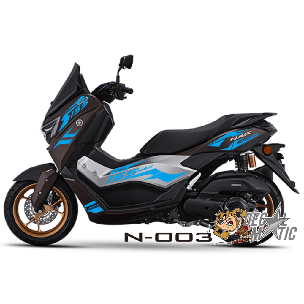 Striping Nmax Neo Turbo Cutting Stiker NMAX Turbo set Kanan Kiri Bahan Oracal Original - N003