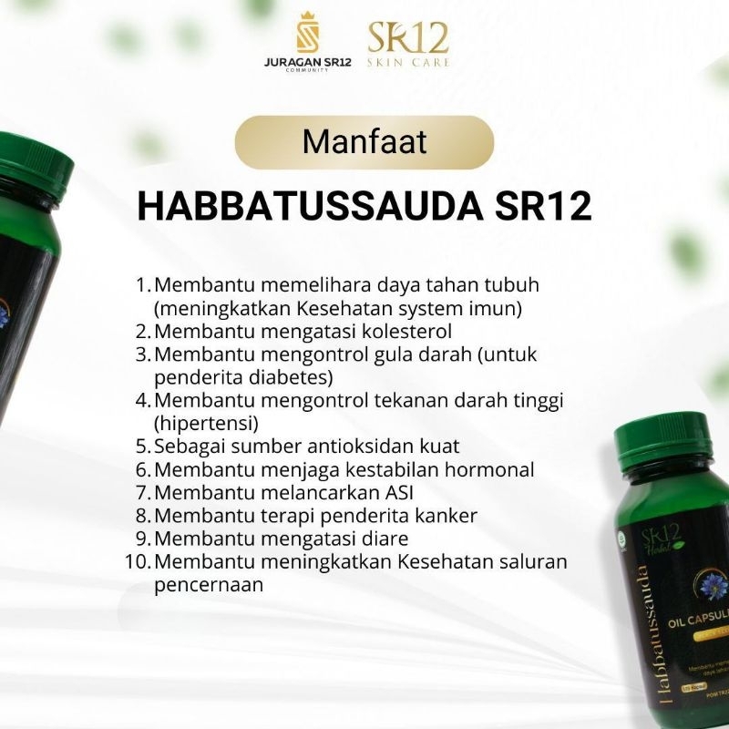 Habbatussauda sr12 Asli original