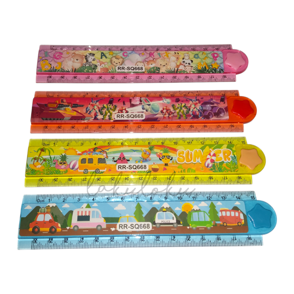 

Penggaris Lipat Bahan Plastik 30 cm Fancy SQ668