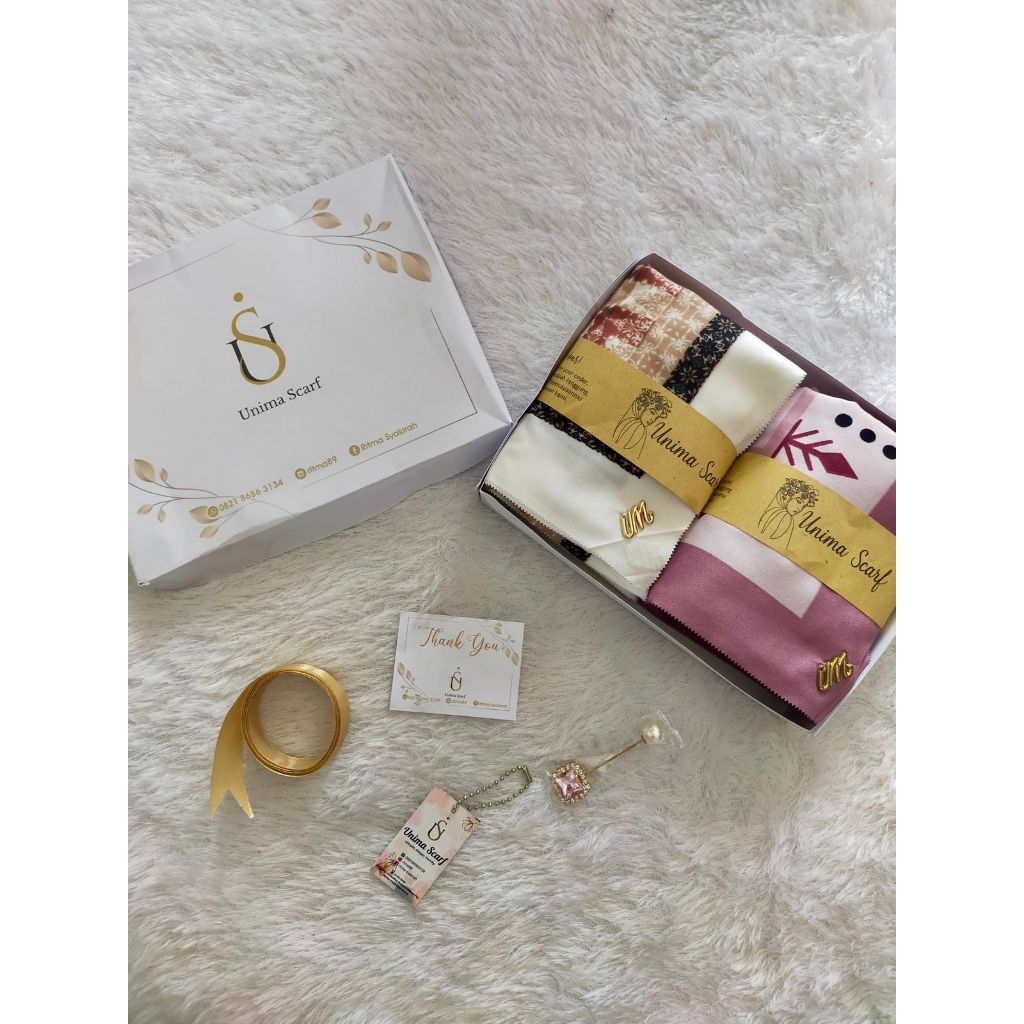 hampers hijab kado ulang tahun cewek| hampers jilbab hari guru perempuan gift box premium