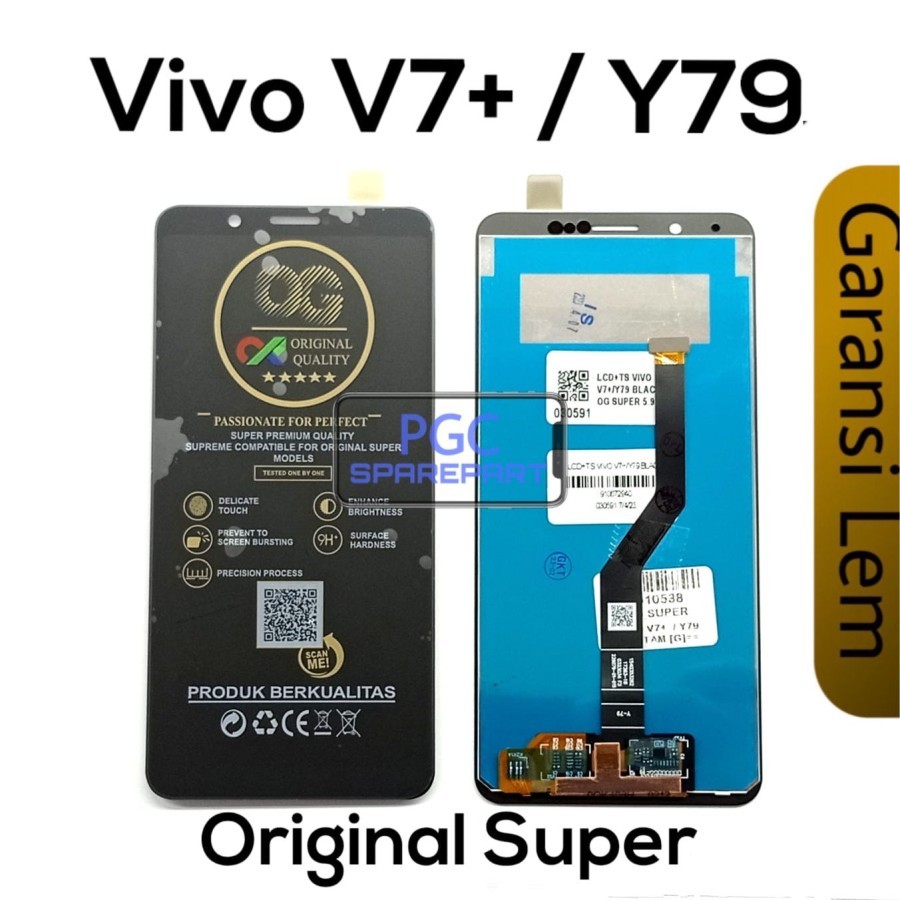 ORIGINAL OG SUPER - LCD Touchscreen Fullset Vivo V7 Plus  1716  1850