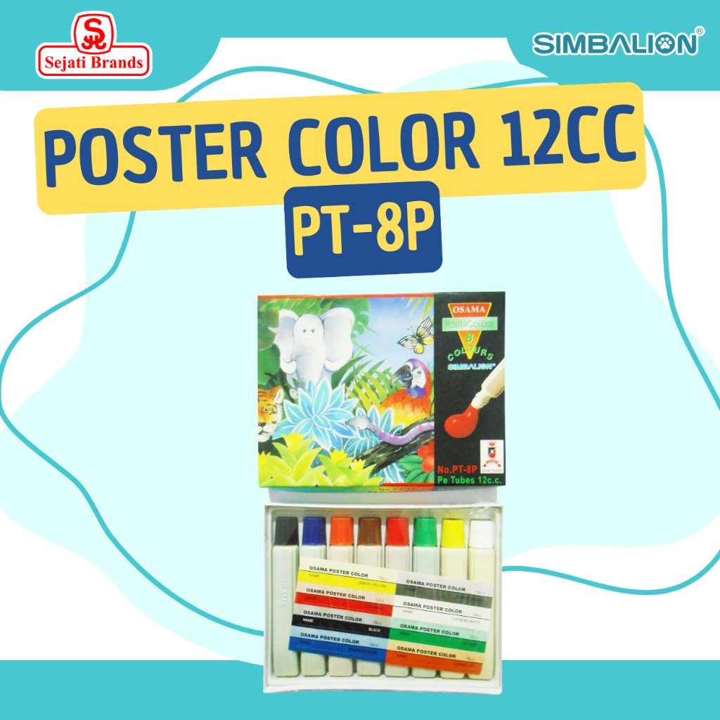 

Simbalion Poster Color 12 cc PT-8P