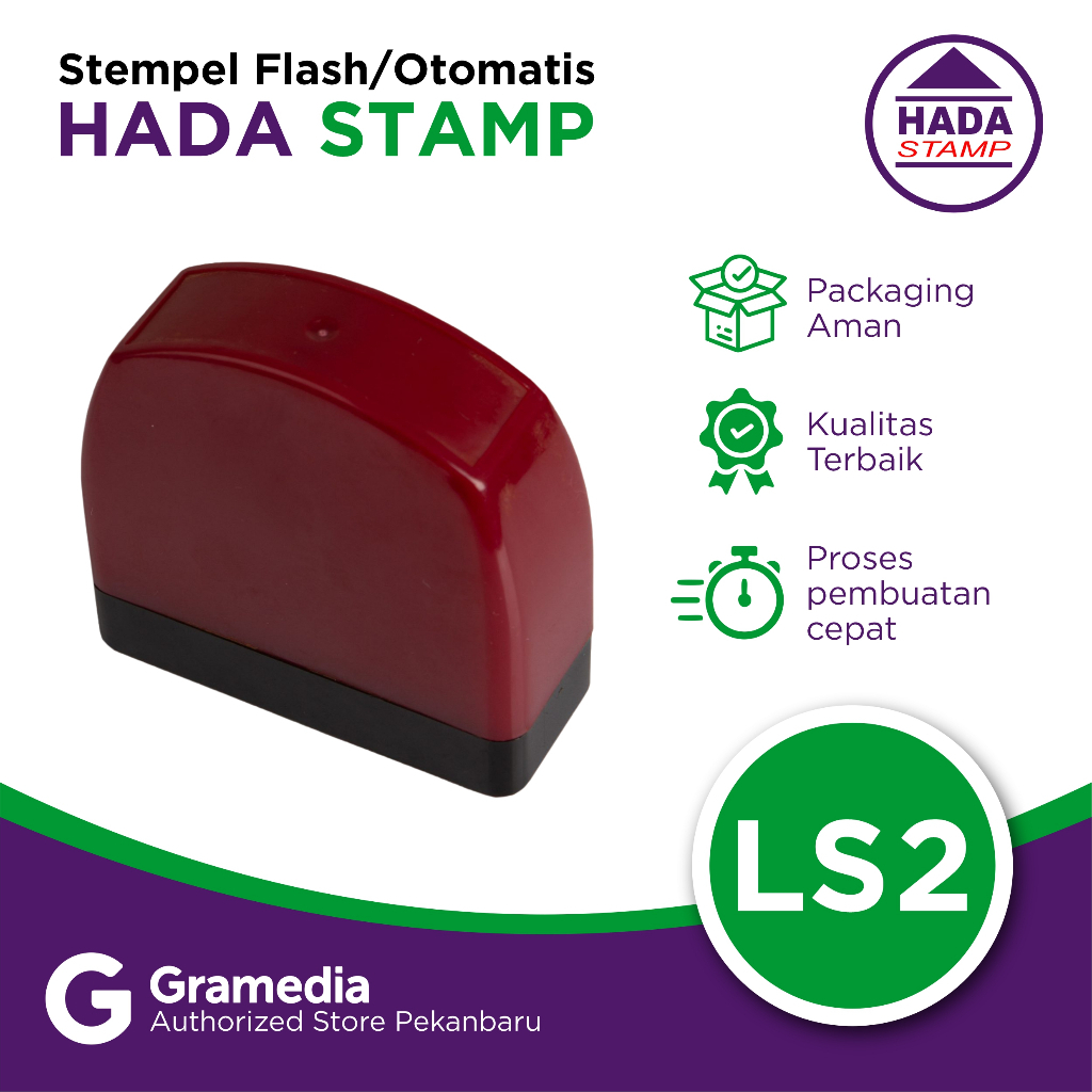 

Gramedia- Stempel Flash/Otomatis Hada Stamp LS2