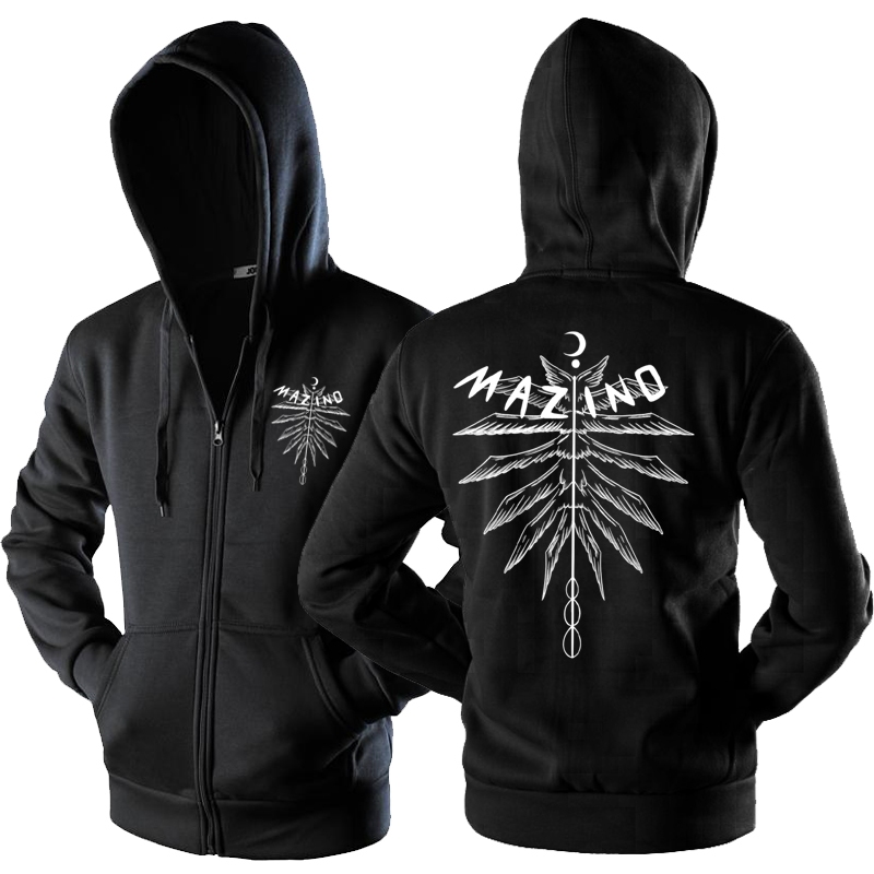 Jaket Hoodie Zipper Urek Mazino | Jaket Resleting Wolhaiksong