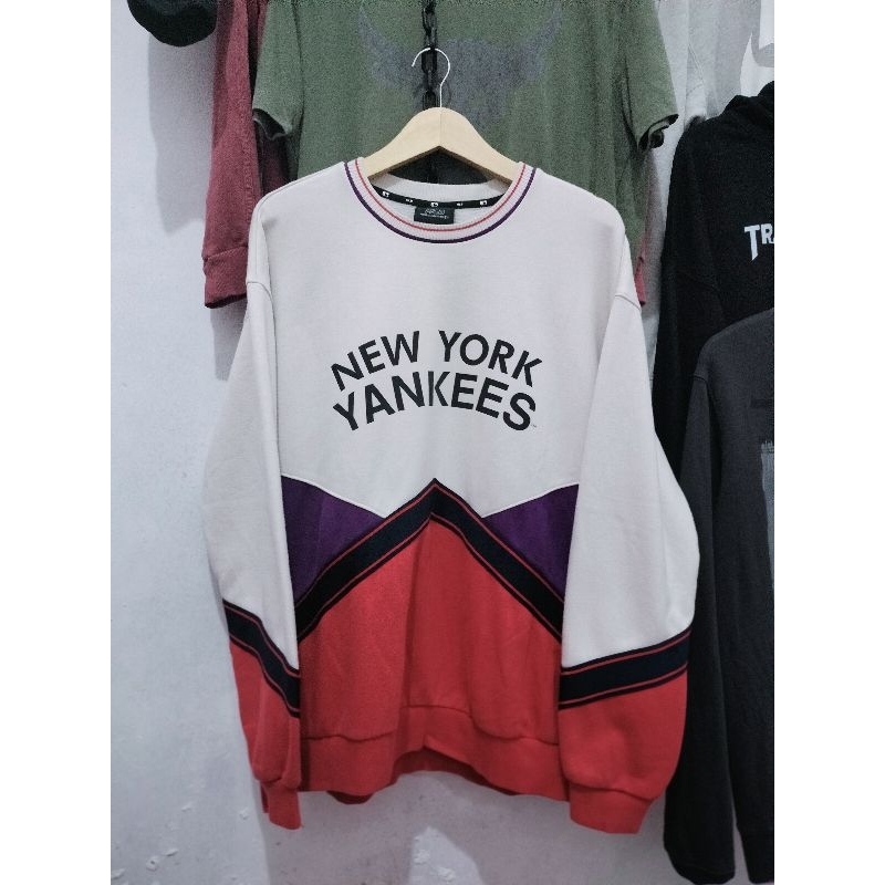 crewneck mlb colorblock vintage