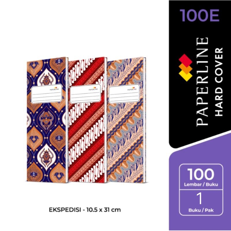 

Buku expedisi panjang Paperline 100 lbr hard cover