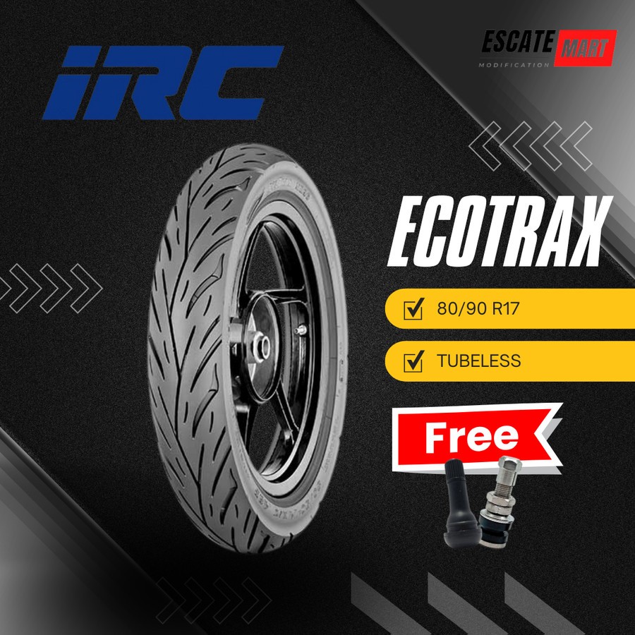 IRC ECOTRAX NR-96 80/90-17 Tubeless - Ban Motor IRC NR96 80/90 Ring 17 Tubeless
