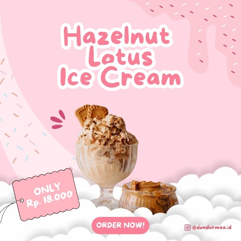 

Hazelnut Lotus Ice Cream