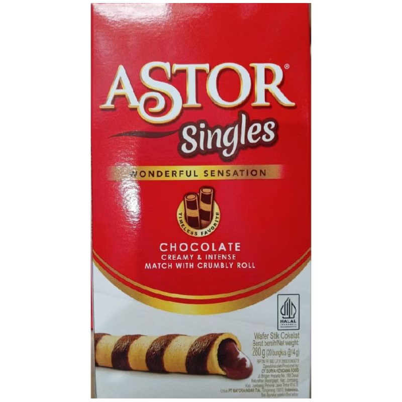 

Astor wafer stick box 40gr